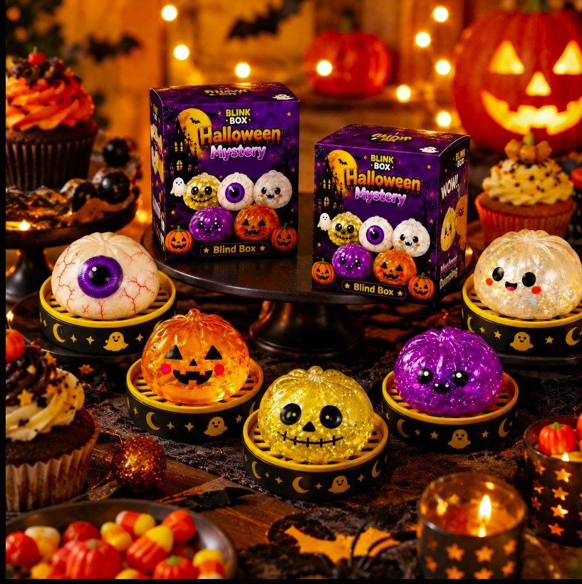 🇺 4TH OF JULY SALE 🇺👻Mystery Halloween Ghost Dumpling Squishy💜