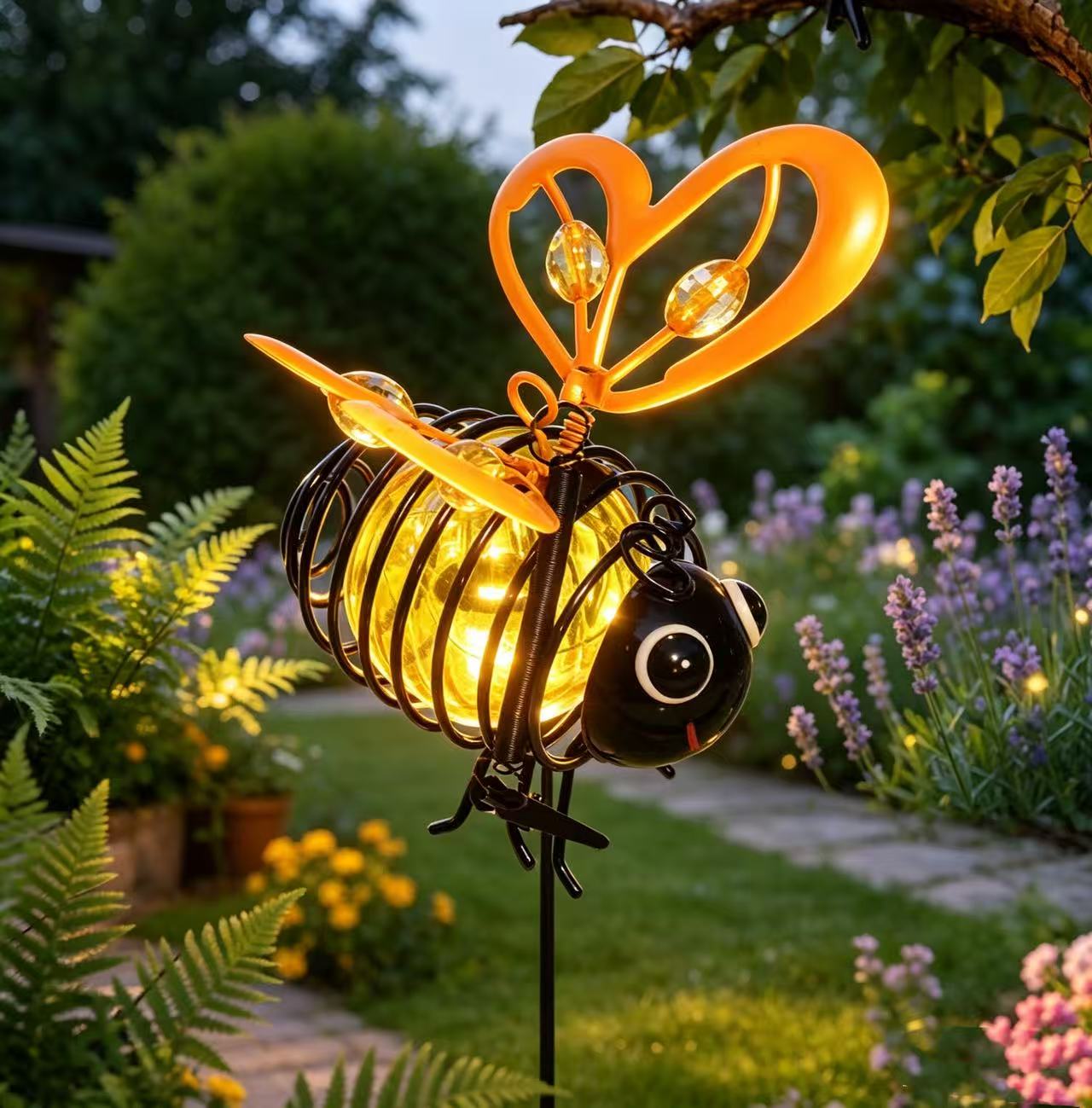πππͺ΄ LIMITED-TIME 50% OFF! Hanging Solar Bee Light β Warm Amber Glow. Flicker-Free. Perfect for Garden Parties. Camping. or Kids' Rooms β Spread Joy Day and Night ππ