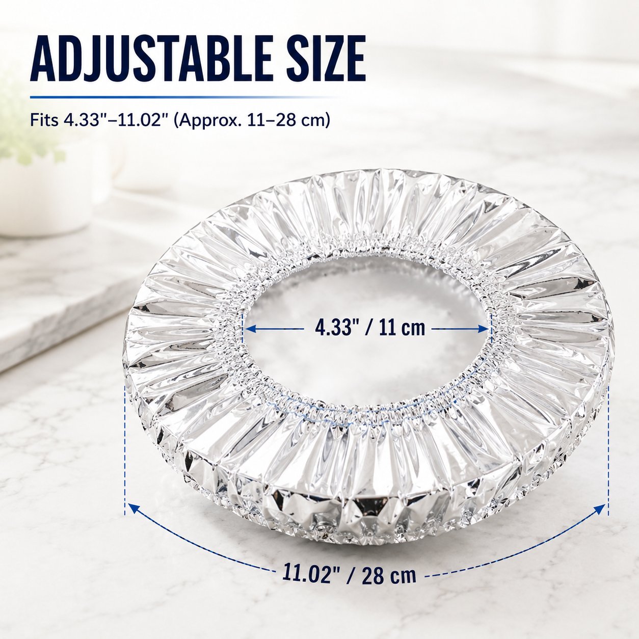 Universal Stretchable Aluminum Food Coversπ½οΈ