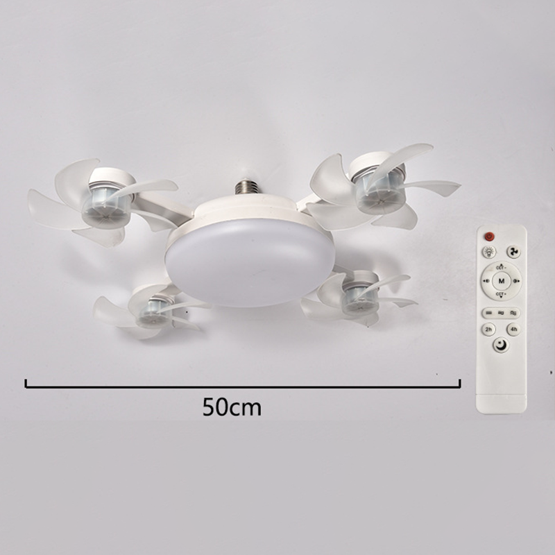 π50% OFF NOW! π‘ Ceiling Fan with E27 Socket β Silent 2-in-1 LED Fan with Remote Control β Cool & Light in One π