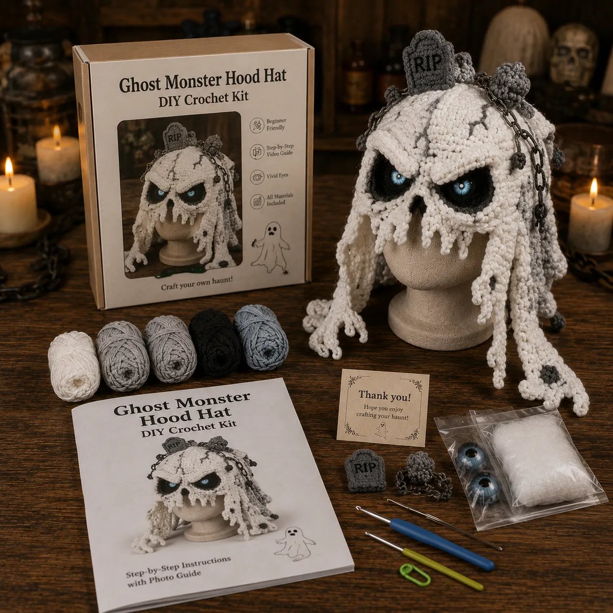 👻 Graveyard Ghost Hood