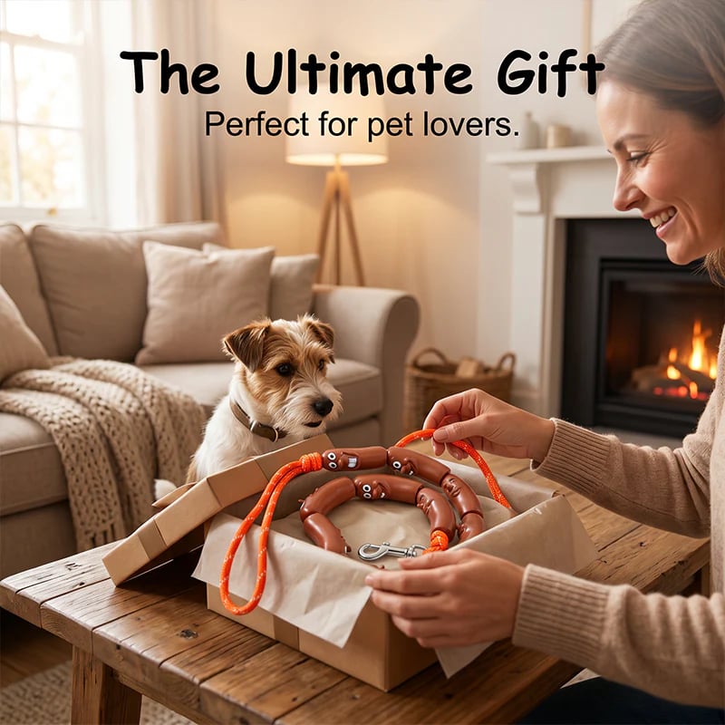 📢📢40% OFF !! ⏰Playful Sausage Dog Leash in use