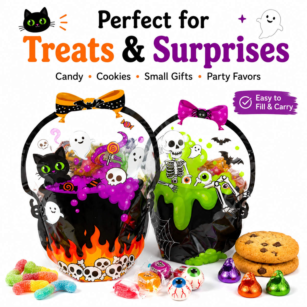 🎃 The Perfect Halloween Goodie Bags for Candy, Gifts & Party Surprises
