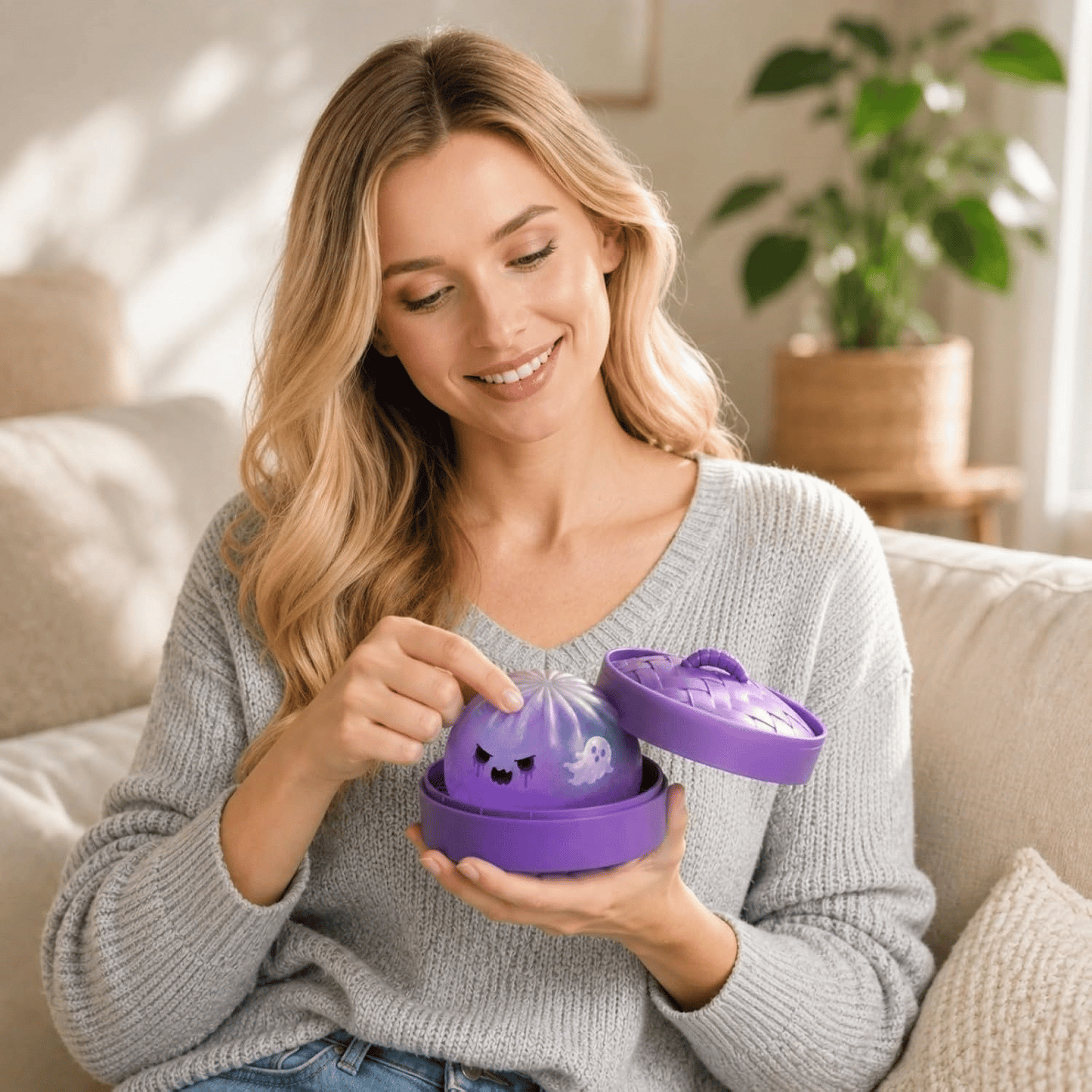 🇺 4TH OF JULY SALE 🇺👻Mystery Halloween Ghost Dumpling Squishy💜