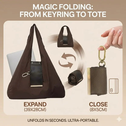 Expandable Keychain Tote Bag
