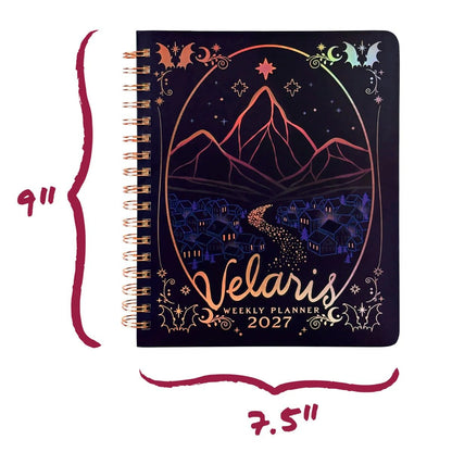 🌙 A Court of Thorns and Roses: Velaris 2027 Weekly Planner ✨ Officially Licensed Fantasy Organizer