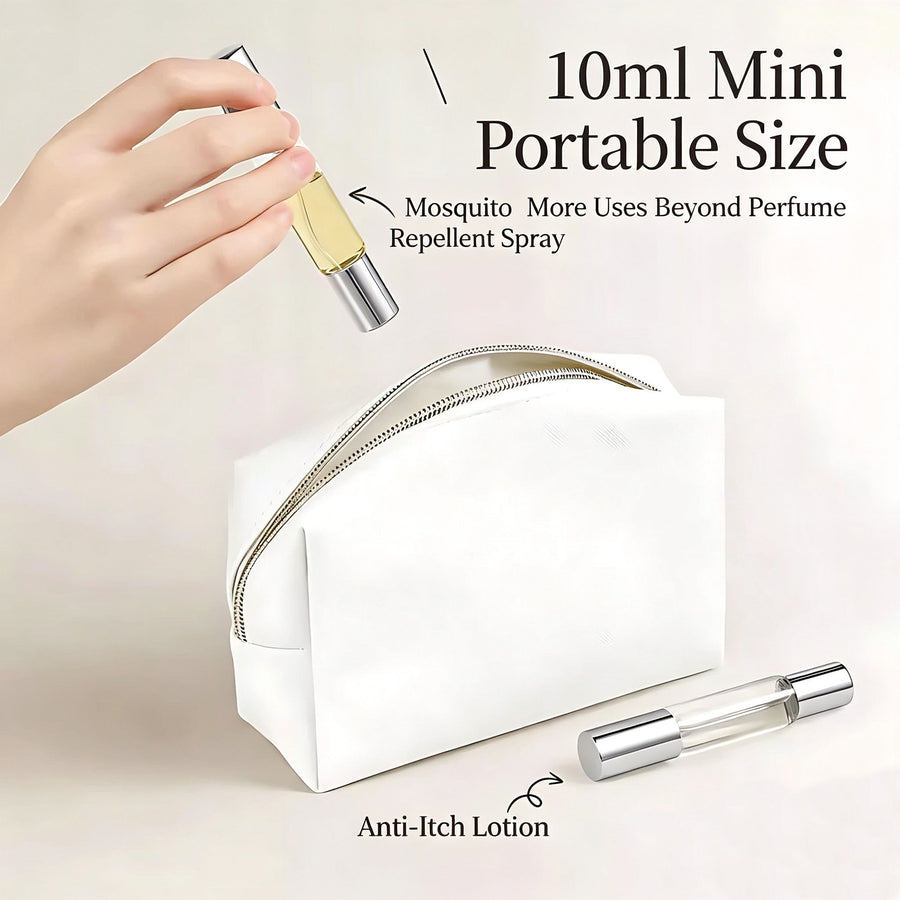 2-in-1 Glass Perfume Atomizer Bottle with Roller Ball, Portable Refillable Spray Bottle for Perfume, Essential Oils & Floral Water specifications