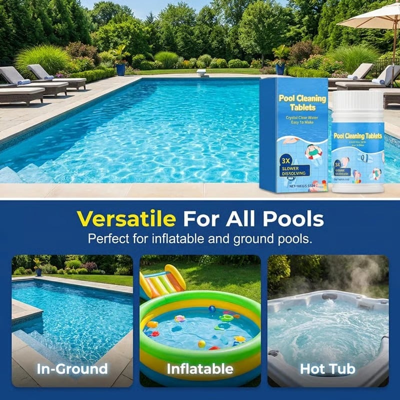 The Next-Gen Pool Purifier is here ✨ 2X Stronger Algae Control. Gentle & Safe for Kids! 👨‍👩‍👧‍👦