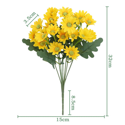 🏆Flash Sale⚡Artificial Outdoor Sunset Mums Flowers - UV resistant. Waterproof. Windproof