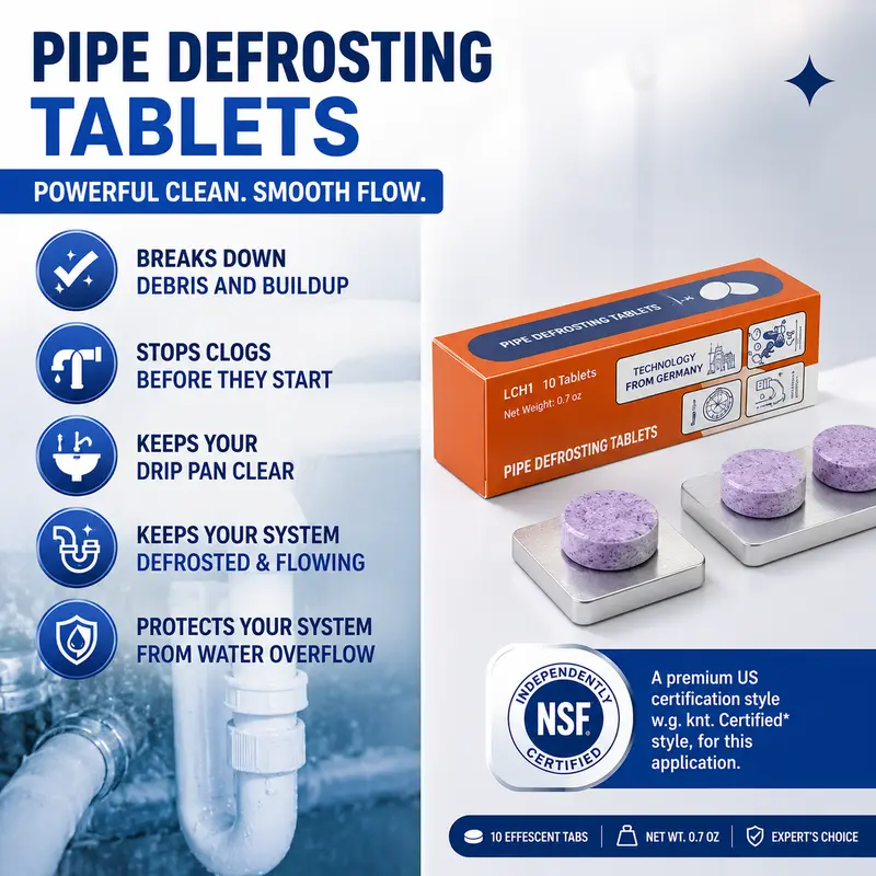 💧 Hot Sale Promotion 49% OFF🔥Multi‑Functional Pipe Cleaner Tablets  —Softens Hair & Breaks Down Stubborn Clogs