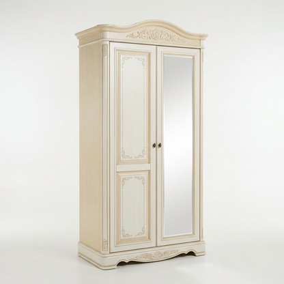 French Country 2-Door Wardrobe Armoire