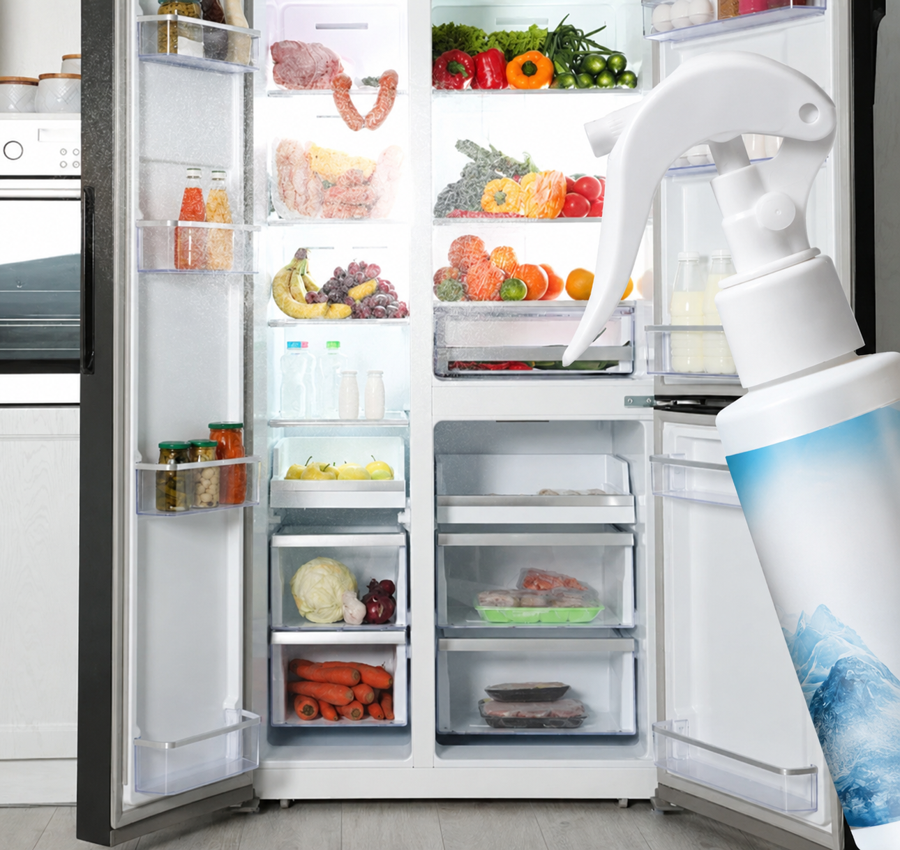 ⚡️ Melt Ice 10X Faster! Defrosting Spray (50% OFF Ends Soon) 🎁 Free Spatula Inside