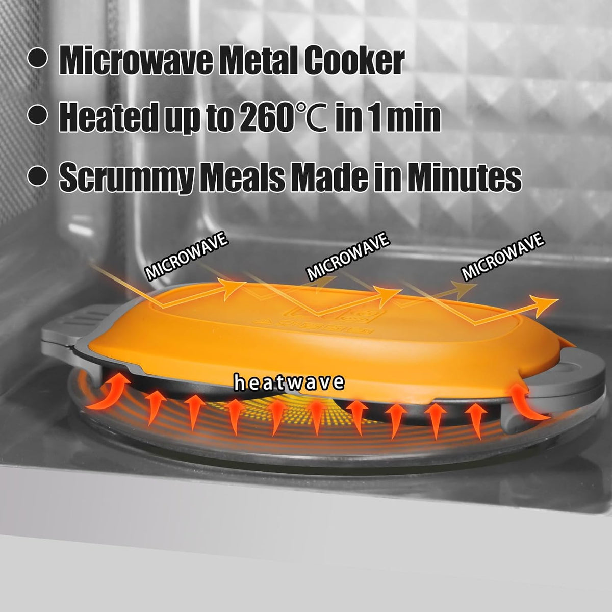 Quick-Heat Microwave Egg Cooker|Poacher|fryer-Multi-Use microwave egg maker for Breakfast Sandwiches in use
