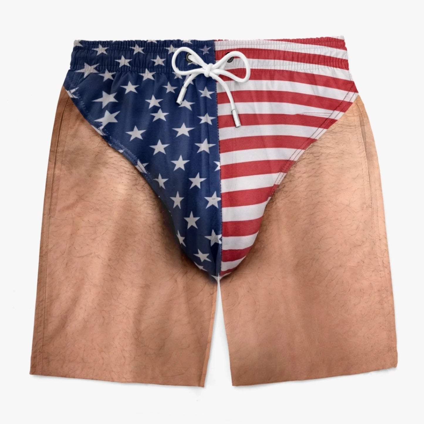 🇺🇸 Funny Patriotic Men's Swim Trunks – Freedom & Chill Summer Beach Shorts 🏖️😎