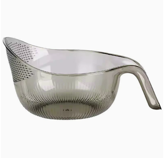 Aesthetic Multifunctional Rice Strainer with Handle