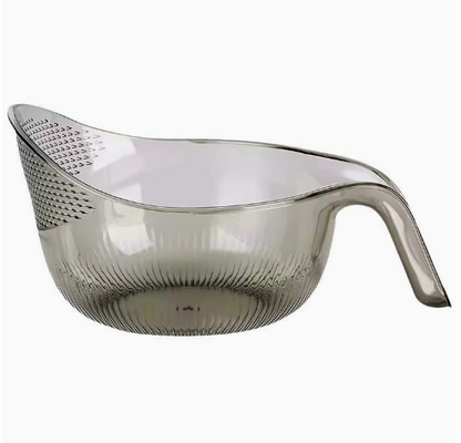 Aesthetic Multifunctional Rice Strainer with Handle