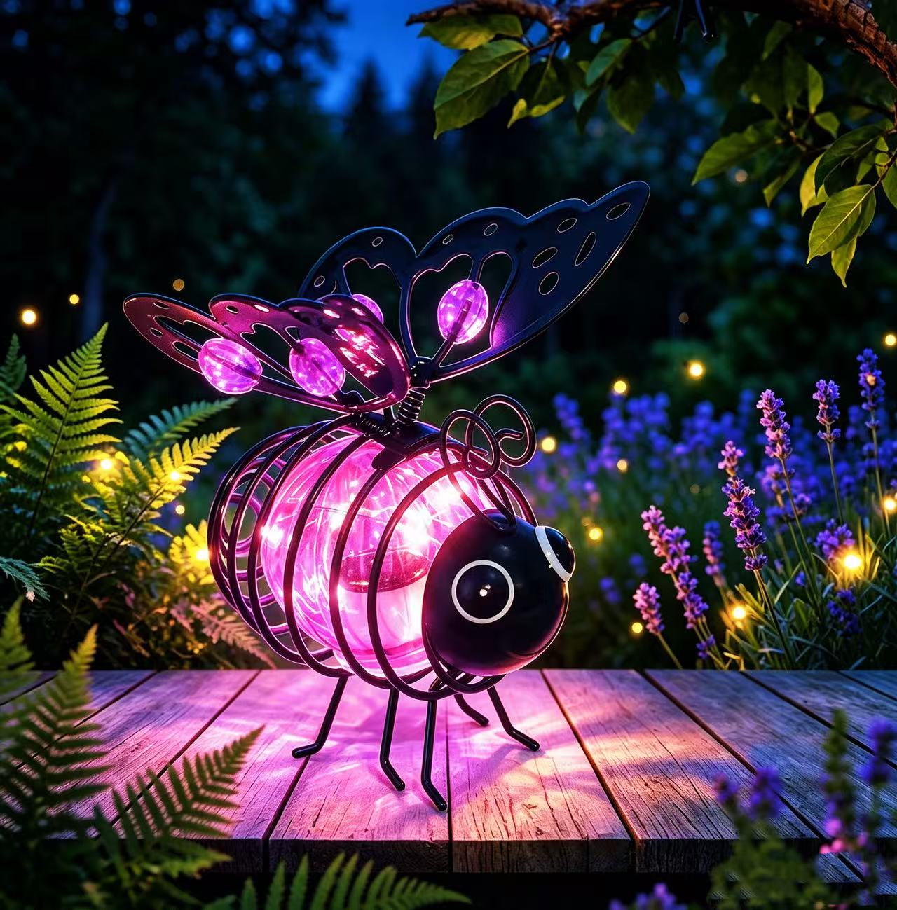 🌙🍃🪴 LIMITED-TIME 50% OFF! Hanging Solar Bee Light – Warm Amber Glow. Flicker-Free. Perfect for Garden Parties. Camping. or Kids' Rooms – Spread Joy Day and Night 🌞🌜