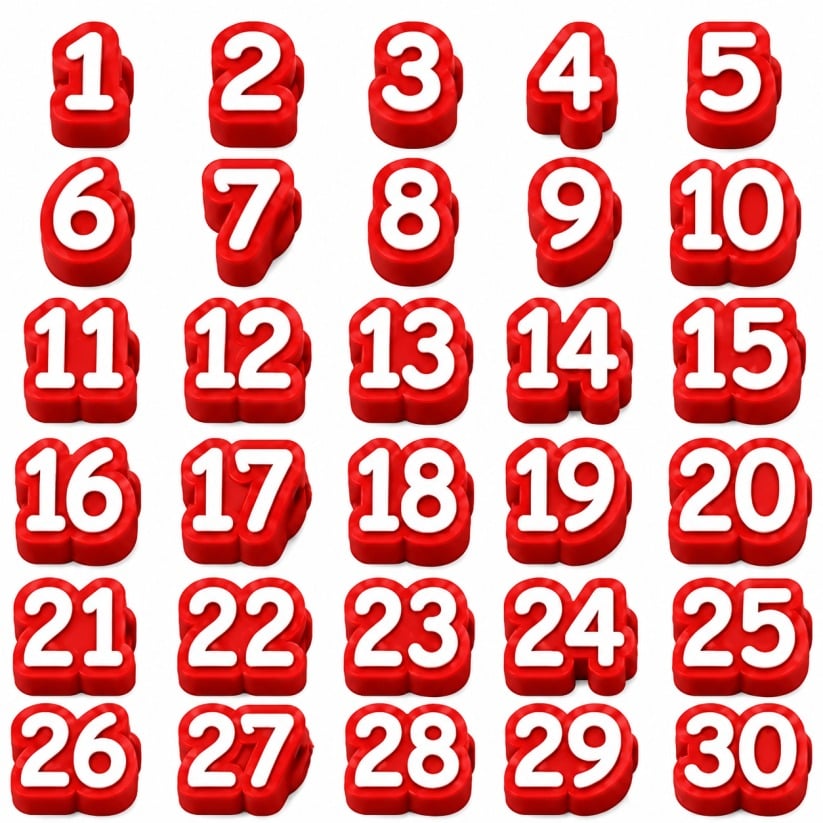 🎁Last Day 60% OFF - Numbered Pencil Toppers