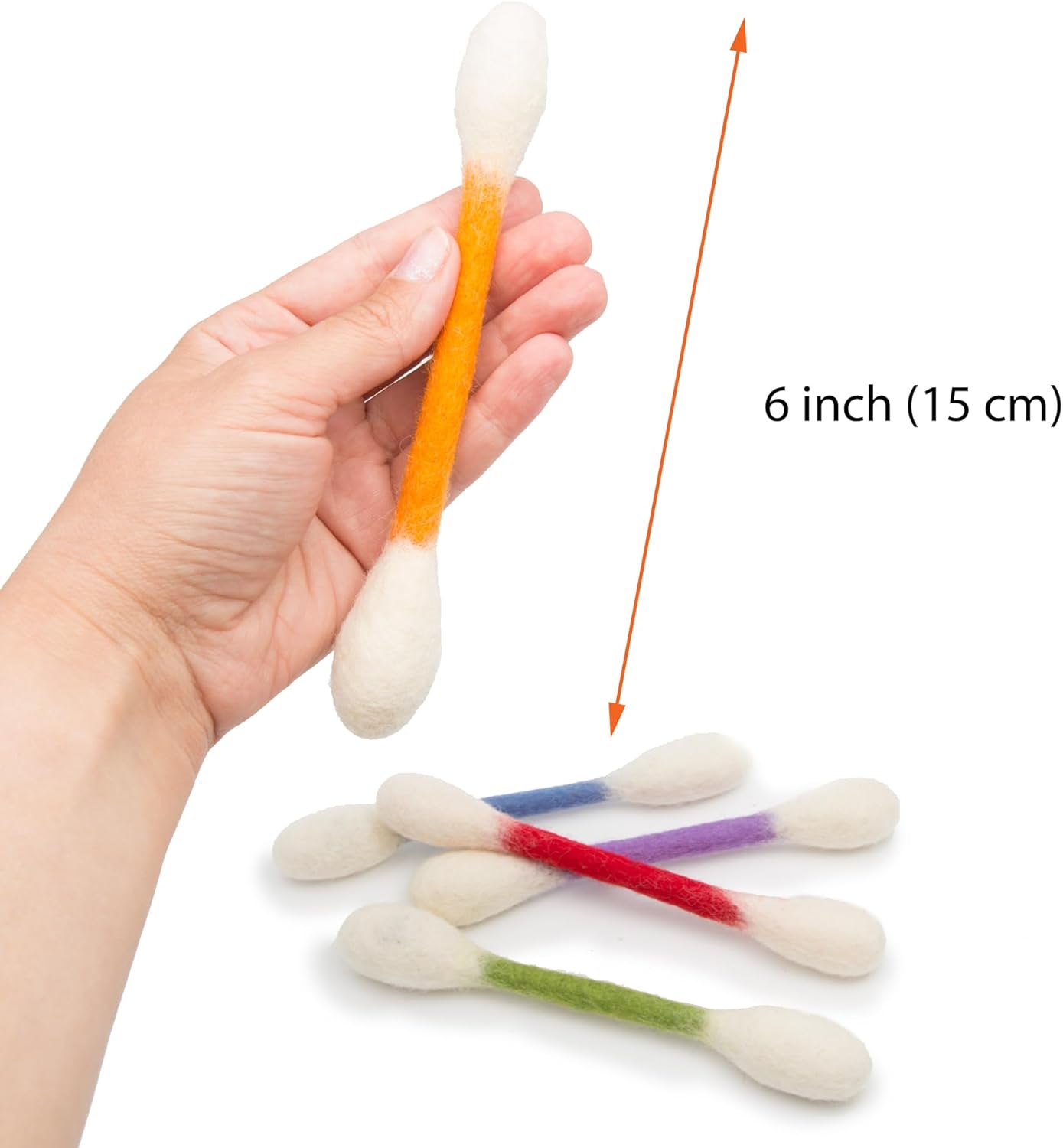 ❤️For happy. healthy. and active indoor cats🐱Swabs Large Size Cat Toys with Catnip