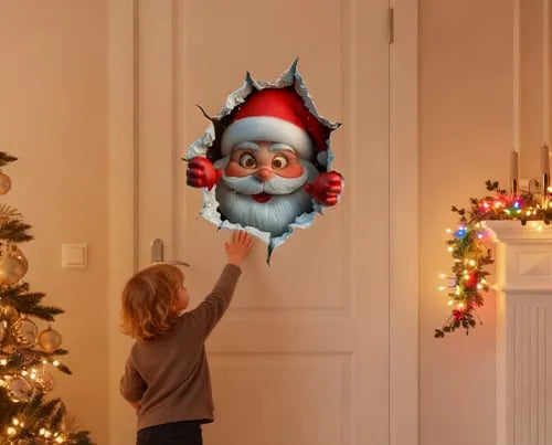 😍Santa Claus Wall Sticker