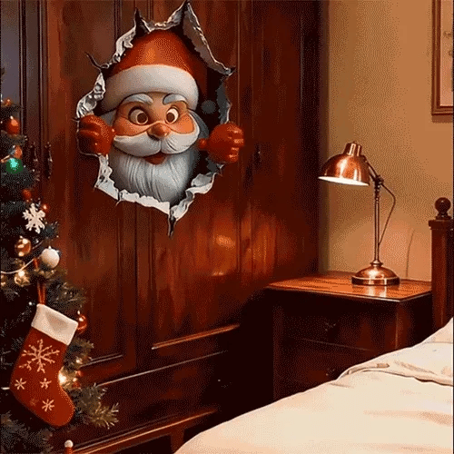 😍Santa Claus Wall Sticker detail