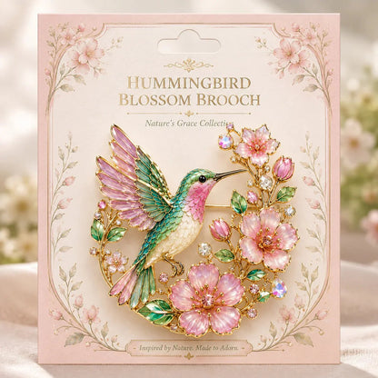 🌸Limited Edition 2026 Hummingbird Blossom Brooch – 🐦 A beautiful little reminder of joy, love, and positivity.