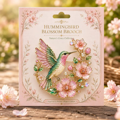 🌸Limited Edition 2026 Hummingbird Blossom Brooch – 🐦 A beautiful little reminder of joy, love, and positivity.