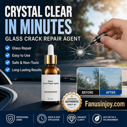 🏭Buy 1 Get 1 Free！💦One drop fixes all glass cracks！🚗Glass Crack Repair Agent