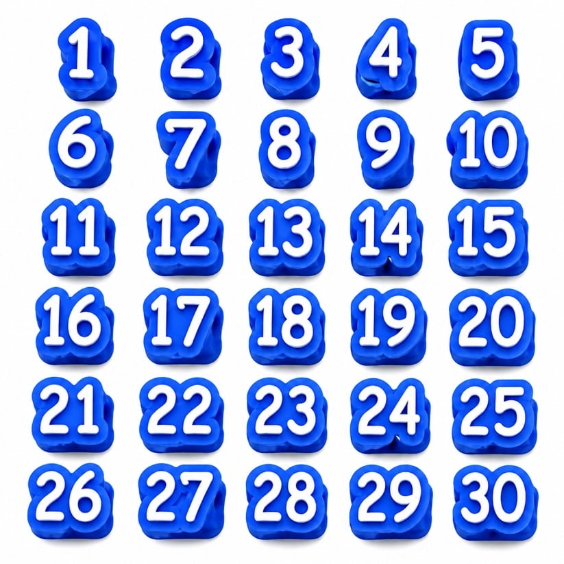 🎁Last Day 60% OFF - Numbered Pencil Toppers
