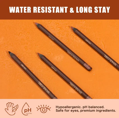 24HR Waterproof Eyeliner Pencil with Built-in Sharpener