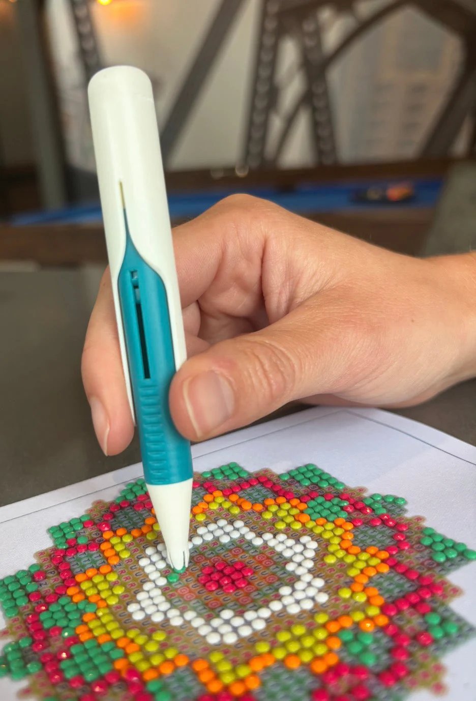 🔥Last Day 50% OFF - 💎 Automatic Diamond Painting Bead dispenser with diamond painting beads
