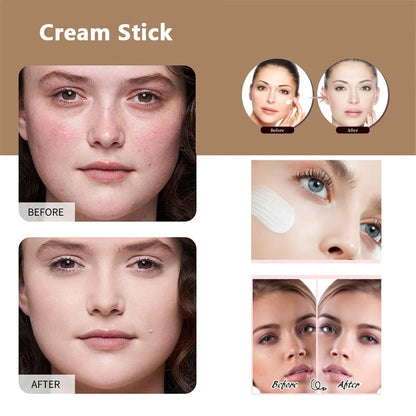 🏆Flash Sale⚡ 50K+ SOLD! Almost Gone-💥🏆#1 Best Seller ⏰💕🌟Cream Stick  Foundation Stick
