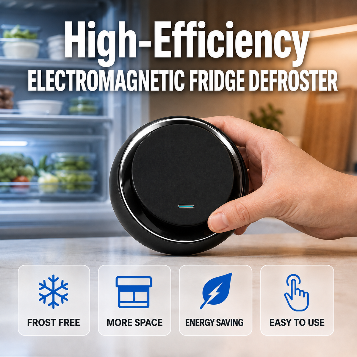 Electromagnetic Fridge Defroster