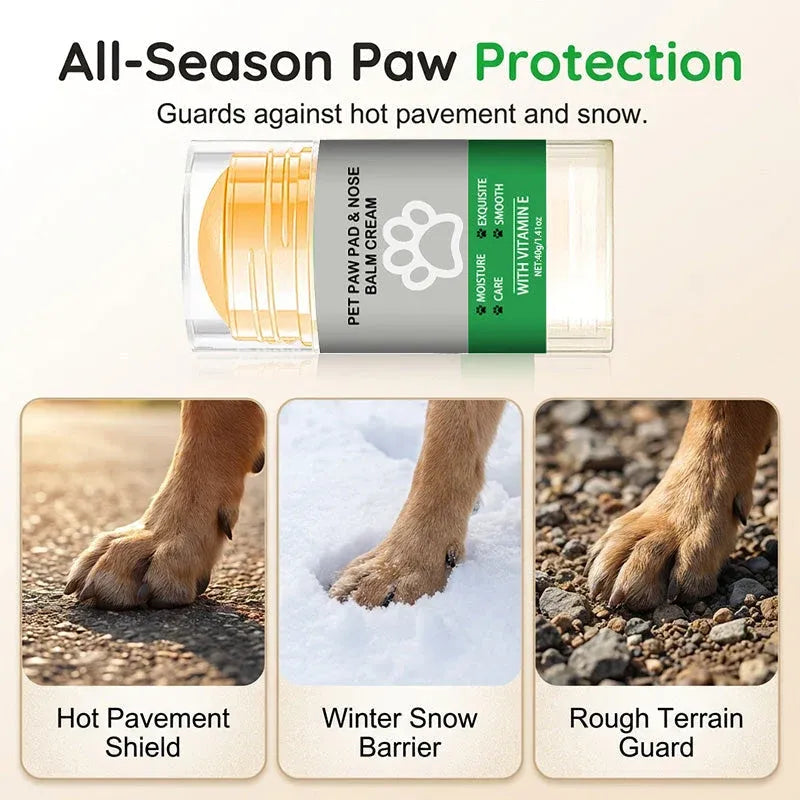 🔥Hot Sale 49% OFF🔥 Moisturizing Pet Paw Balm Stick – Coconut & Beeswax. Lick-Safe. No-Mess 🐾