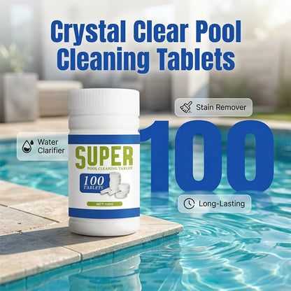 📢📢 ⏰Multi-Action Pool Cleaning Tablets