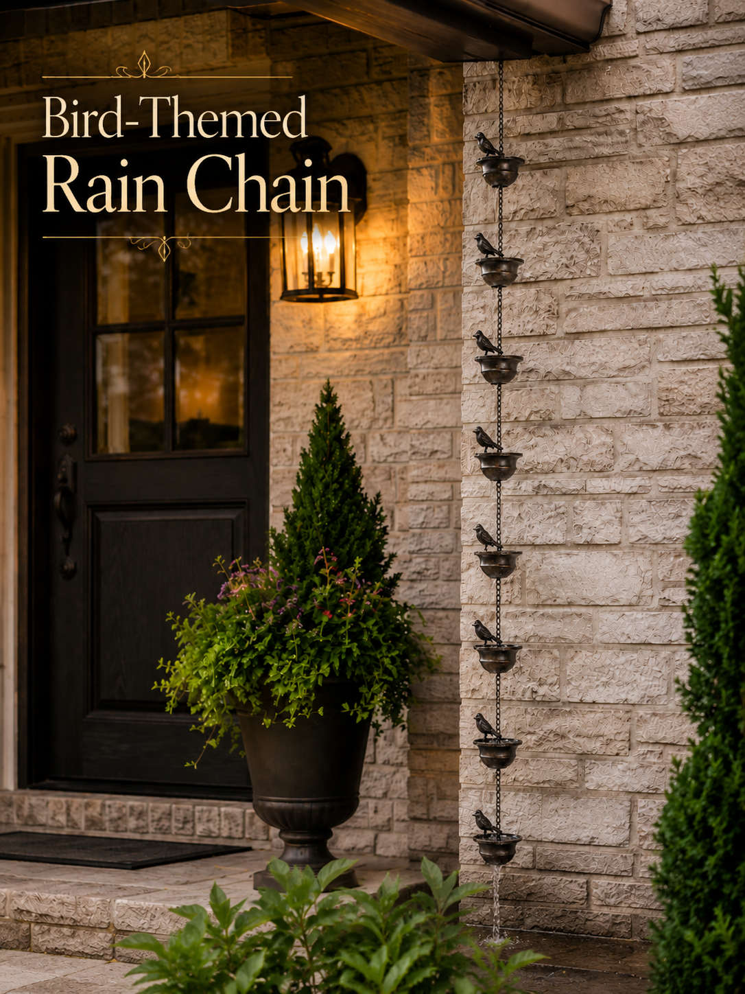 Bird-Themed Rain Chain ❤️（By Daniel）