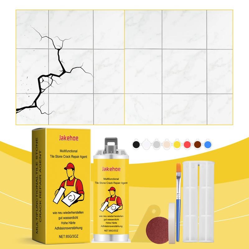 🔥LAST DAY 50% OFF - 🔧Quick-Drying Tile Repair Glue for DIYers – Fix Cracks Permanently in Minutes!✨DIY Friendly being used on tile crack