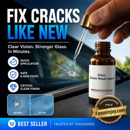 🏭Buy 1 Get 1 Free！💦One drop fixes all glass cracks！🚗Glass Crack Repair Agent