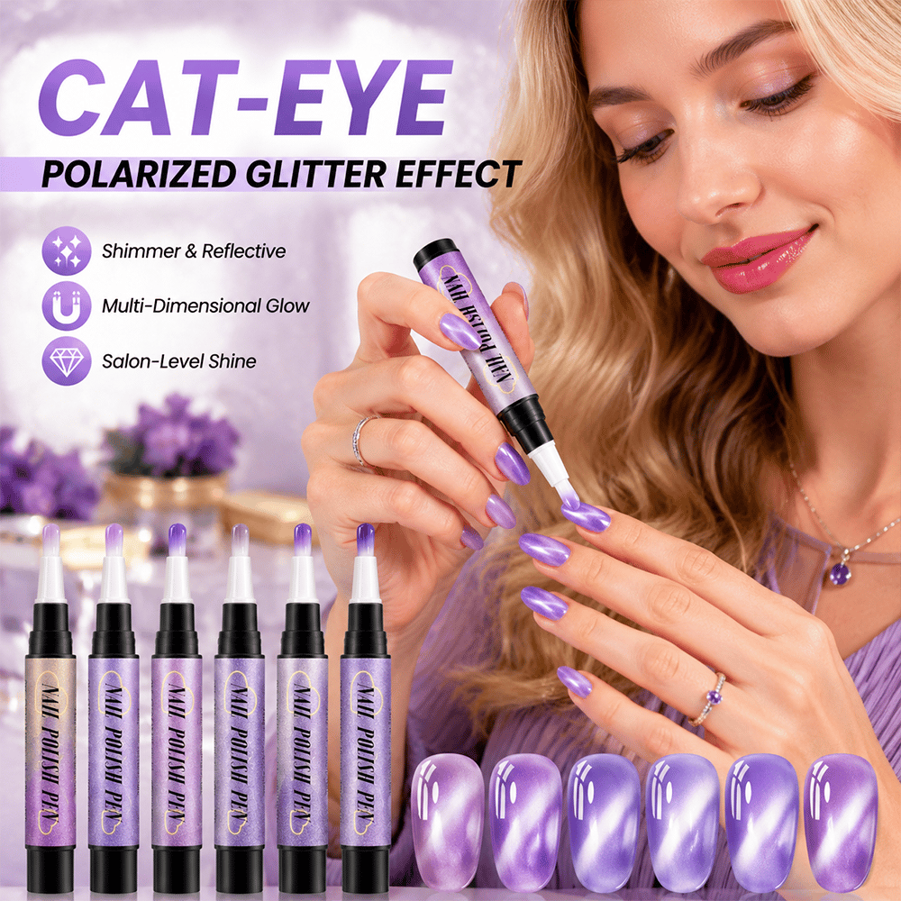 💅 6PCS One-Step Gel Nail Art Pen Set – Salon Beauty at Home at home manicure scene