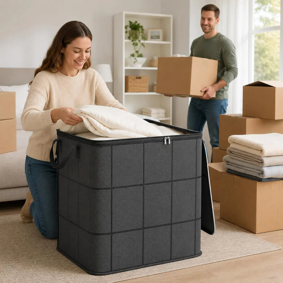 Customer review photo of storage organizer being carried