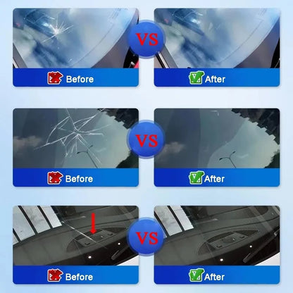 🏭Buy 1 Get 1 Free！💦One drop fixes all glass cracks！🚗Glass Crack Repair Agent