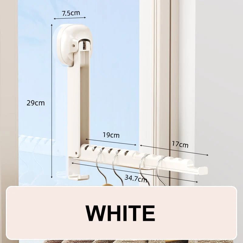 Suction Cup Extendable Folding Drying Rack