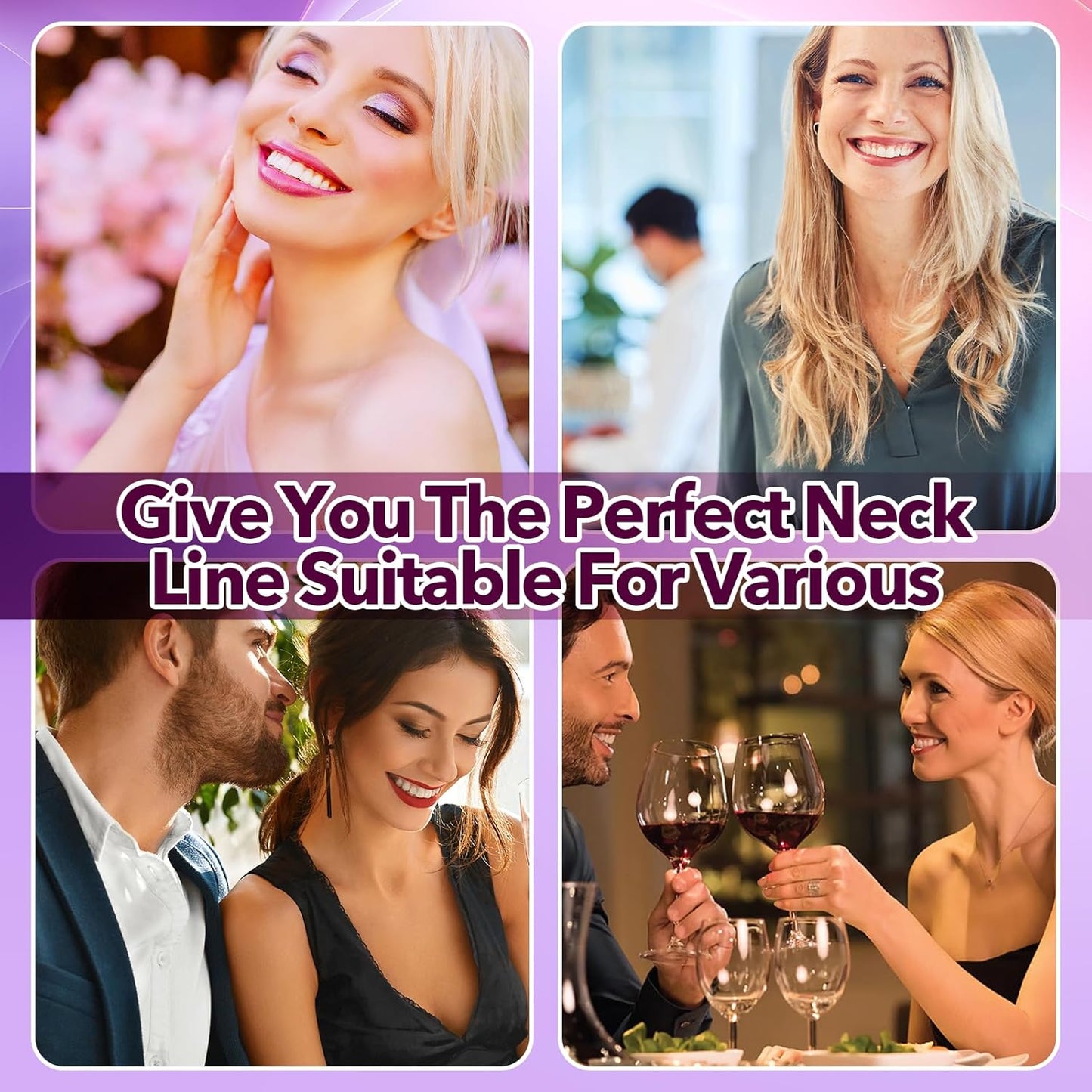 20-Piece Invisible Neck Lift Tape – Reusable Face Lifting Strips for Double Chin, Neck & Jawline Firming, Helps Reduce Neck Lines and Wrinkles