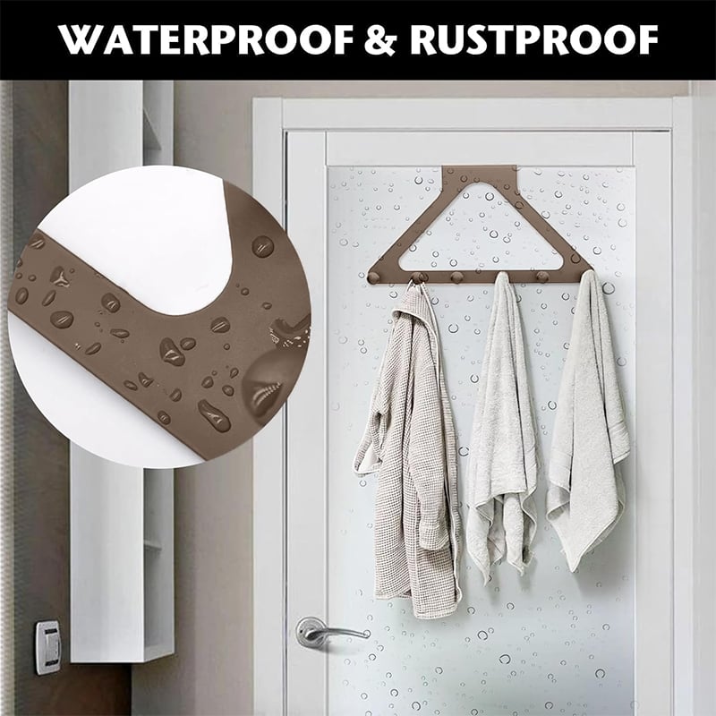 🎁 BUY 1 GET 1 FREE 🚪 Over-the-Door Hanger Organizer (2 PCS) — Non-Slip, Heavy Duty Entryway Hooks | No Drilling | Fits All Standard Doors ✨