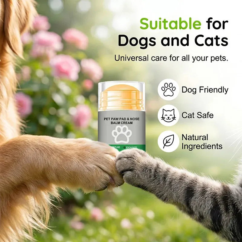 🔥Hot Sale 49% OFF🔥 Moisturizing Pet Paw Balm Stick – Coconut & Beeswax. Lick-Safe. No-Mess 🐾