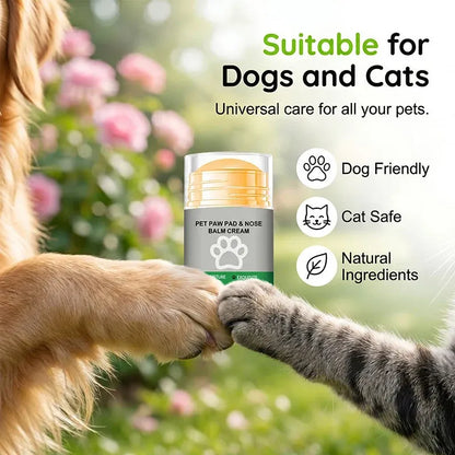 🔥Hot Sale 49% OFF🔥 Moisturizing Pet Paw Balm Stick – Coconut & Beeswax. Lick-Safe. No-Mess 🐾