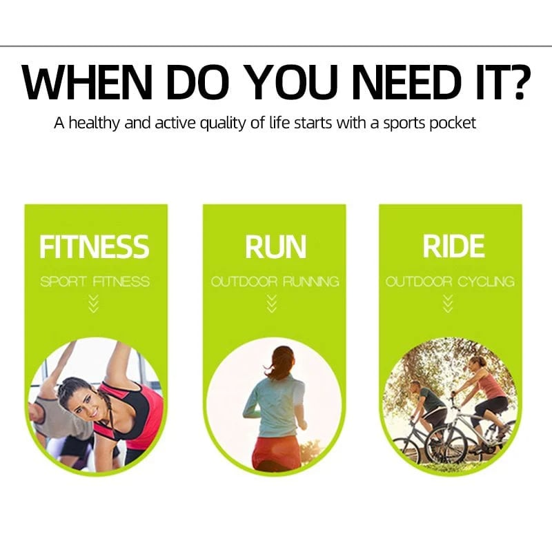 🏃 Running Phone Holder – Waterproof. Sweat-Absorbing. Multi-Compartment 🎧