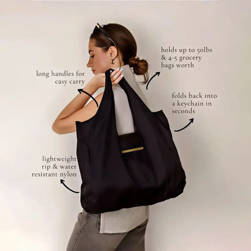 Expandable Keychain Tote Bag