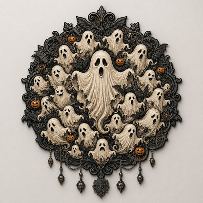 🦇Midnight Haunt 3D Metal Wall Art Collection | Metal Skull. Ghost & Bat Decor with 3D Visual Effect for Haunted Wall Displays 🎃