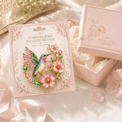🌸Limited Edition 2026 Hummingbird Blossom Brooch – 🐦 A beautiful little reminder of joy, love, and positivity.